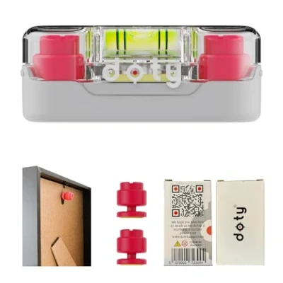 Image of doty Picture Hanging Tool The Essential Wall Marking Device Kit with Level Without Hassle Frame Hanger Gadget