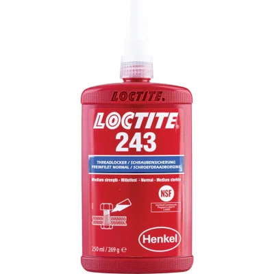Image of Loctite Threadlocker, Medium Strength, 250ml