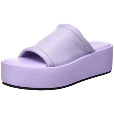 Image of L37 HANDMADE SHOES Women&#039;s Piece of Heaven Sandal, Lilac, 10 UK