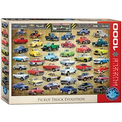 Image of Eurographics 6000 0681 Pickup Truck Evolution Puzzle, Various, 48 x 68 cm