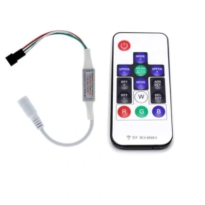 Image of Taikuwu WS2811 and WS2812B DC5 12V 14keys Wireless RF LED RGB Controller 358 Kinds of Changes Digital Color Light Pixel Strip modules