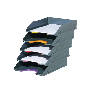 Image of Durable Varicolor Letter Tray Set 770557