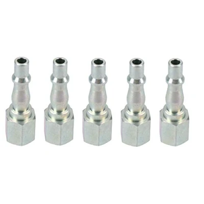 Image of Air Line Hose Fitting Connector Genuine PCL Quick Release 1/4 inch Male 5pk FT020
