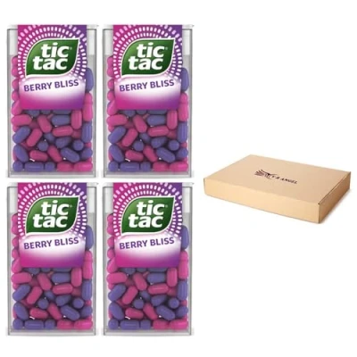 Image of 4 x Berry Bliss Tic Tac Mint Sweets For Little Moments of Refreshment Sold By VR Angel