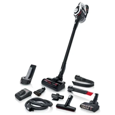 Image of Bosch Serie 8 BSS825ALL stick vacuum/electric broom Bagless Black, White