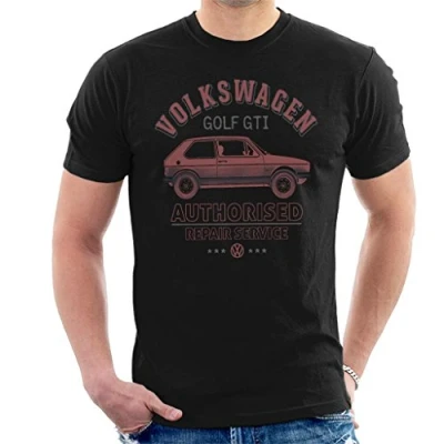 Image of Volkswagen Red Golf GTI Repairs Men&#039;s T Shirt