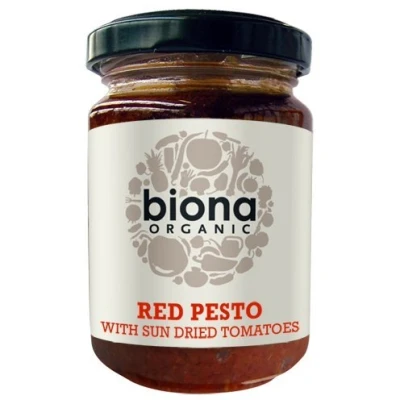 Image of Biona Organic Red Pesto 120g (Pack of 6)