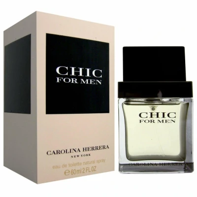 Image of Carolina Herrera Mens Chic For Men Eau de Toilette 60ml One Size