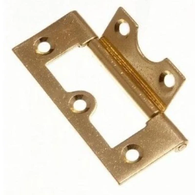 Image of Merriway® BH00055 63mm Electro Brassed Flush Hinge (Pack of 8)