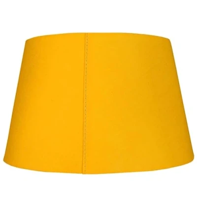 Image of Loxton Lighting Cotton Drum Lampshade Pendant (12inch 30cm Dia) (Mustard)