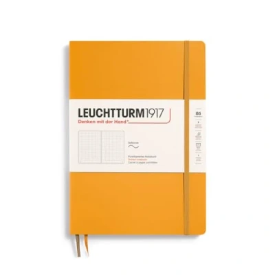 Image of LEUCHTTURM1917 365634 Notebook Composition (B5), Softcover, 123 Numbered Pages, Rising Sun, Dotted