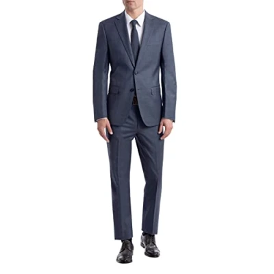 Image of Calvin Klein Men&#039;s Business Suit Pants Set, Blue, 28