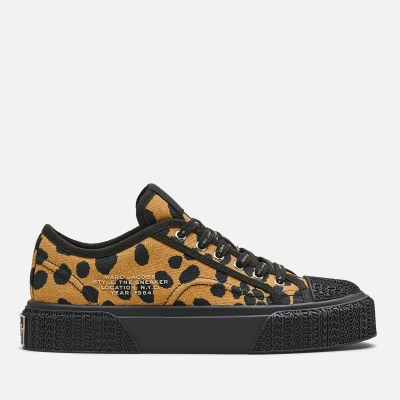 Image of Marc Jacobs Women&#039;s The Sneaker Canvas Low Top Trainers UK 3