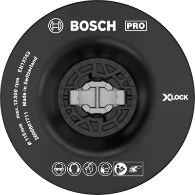 Image of Bosch Professional Backing Pad, Soft (X LOCK, Diameter 115 mm)