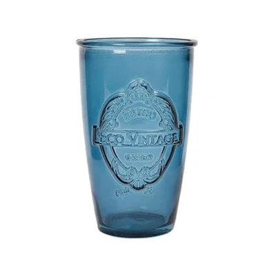 Image of Dexam Sintra Recycled Glass Tumbler Ink Blue