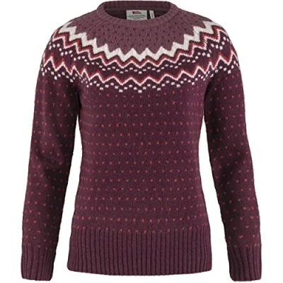 Image of FJALLRAVEN F89941 356 Övik Knit Sweater W Dark Garnet XS