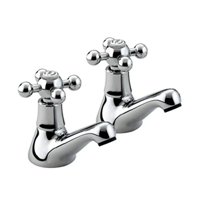 Image of Bristan R 1/2 C Regency Basin Taps Chrome
