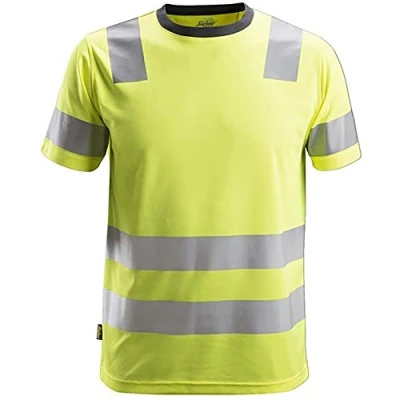 Image of Snickers High Vis T Shirt Class 2 Yellow XL