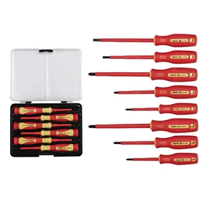 Image of Draper VDE Approved Fully Insulated Screwdriver and Precision Set (14 Piece)