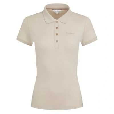 Image of LeMieux Classique Womens Polo Shirt Stone 16