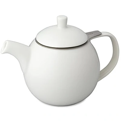 Image of Forlife 519136 Teapot, Ceramic, White