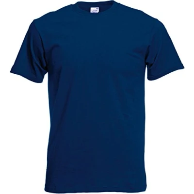 Image of Fruit of the Loom Men&#039;s Original T. T Shirt, Navy, XX Large