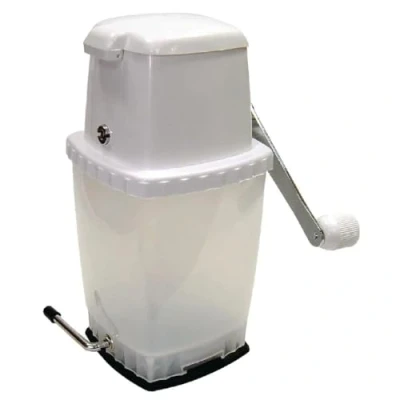 Image of Ice Crusher Vacuum Base White 250X140X108mm Stainless Steel Tray Mold Maker