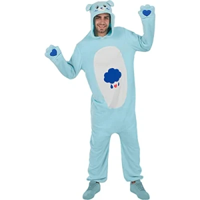 Image of Funidelia Grumpy Bear Costume Care Bears for men and women adults accessory fancy dress &amp; props Halloween, carnival parties Size S M Blue