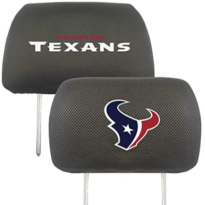 Image of FANMATS NFL Houston Texans Auto Headrest Covers, Team Colors, One Size