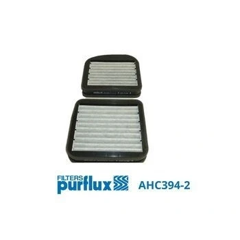 Image of FAH5151 Pollen Filter PURFLUX AHC394 2 Activated Carbon 216mm 198mm 45mm MERCEDES BENZ: SL Convertible, E Class Saloon, S Saloon