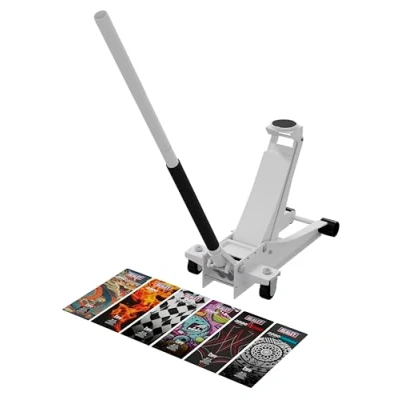 Image of Sealey Low Entry Custom Design Trolley Jack with Rocket Lift 2 Tonne White 2000CW