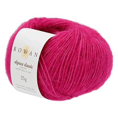 Image of Rowan Alpaca Classic Yarn, Pink Lips (124), 25g