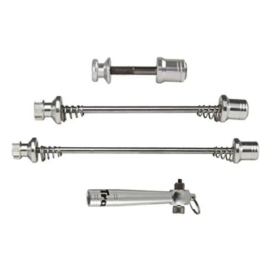 Image of Tranz X Components TranzX Quick Release Security Skewer Set Silver