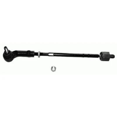 Image of 6Q0423803C, 6Q0423803G Tie Rod LEMFÖRDER 27645 01 Front Axle, Left with accessories SKODA: Fabia I Hatchback, Saloon, Roomster
