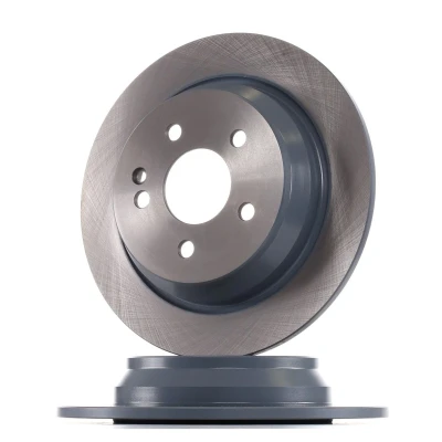 Image of 6394230112, A6394230112 Brake disc FEBI BILSTEIN 24077 Rear Axle 296mm 10mm 5 Hole 112mm solid Coated MERCEDES BENZ: Vito Minibus, Mixto, Viano