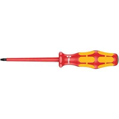 Image of Wera 05006184001 8 x 80 mm TX &quot;167i VDE&quot; Insulated Screwdriver for TORX Screws Silver