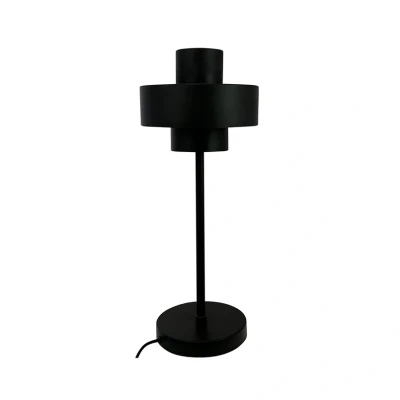 Image of Dyberg Larsen table lamp Stoke, black, height 49.5 cm