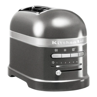 Image of KitchenAid Artisan Toaster 2 Slice 5kmt2204 Medallion Silver