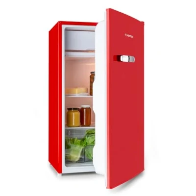 Image of Klarstein Beercracker 90L Refrigerator, Volume: 90L, Energy Efficiency Class E, Freezer Compartment, Vegetable 3 Door Compartments,