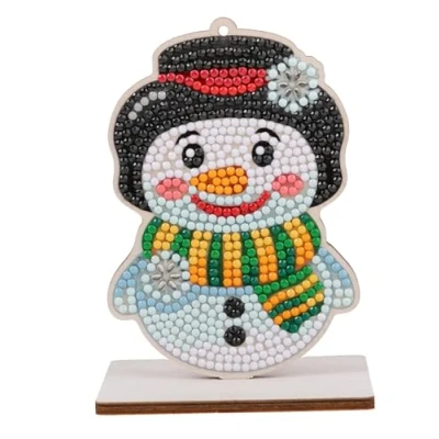 Image of CRYSTAL ART Snowman Buddy Christmas Tree Decoration