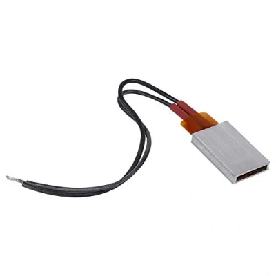 Image of Jadeshay PTC Thermostat Heater Plate, AC/DC 12V Heating Element Thermostatic Constant Temperature Aluminum Shell Ceramic Plate Air Heater（2—5W 80℃）