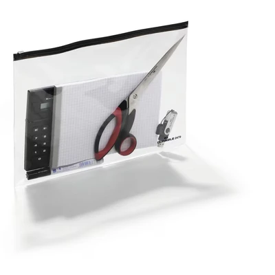 Image of Durable 247901 Zipper Pocket A4, Bag with 5 Piece, Transparent