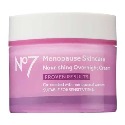 Image of No7 Menopause Skincare Nourishing Overnight Cream 50ml