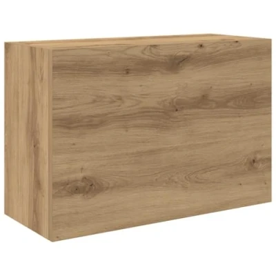 Image of vidaXL Bathroom Wall Cabinet Artisan Oak Engineered Wood Storage Solution for Kitchen &amp; Bedroom 60x25x40 cm