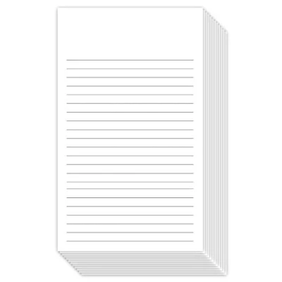 Image of White Ruled Vertical Index Note Cards, 3&quot; X 5&quot; Inches 300 Sheets Per Pack