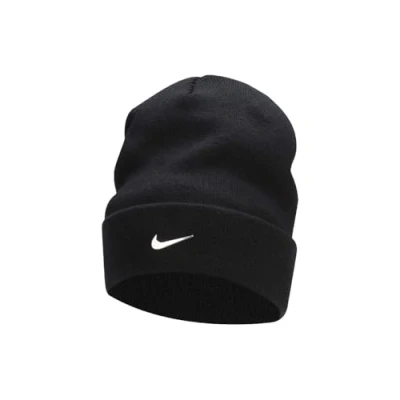 Image of NIKE FB6527 010 U NK Peak Beanie SC MTSWSH L Hat Unisex Adult Black/Metallic Silver Size 1SIZE