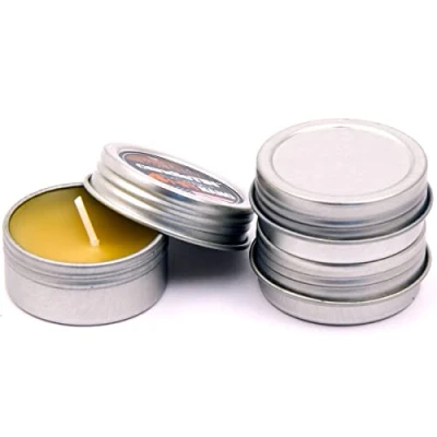 Image of Exotac Men&#039;s Candletin Nano Emergency Candle (Pack Of 3) Silver, Small