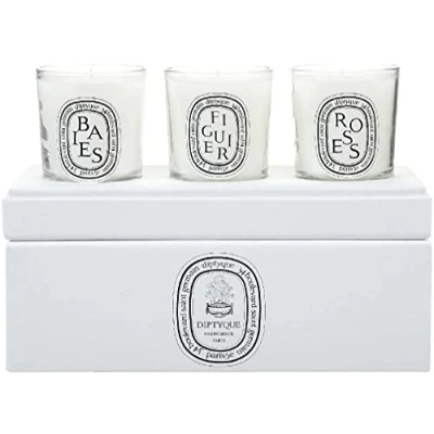 Image of Diptyque Mini Candle Coffret: (Baies, Figuier, Roses) 3x 70g/2.4oz