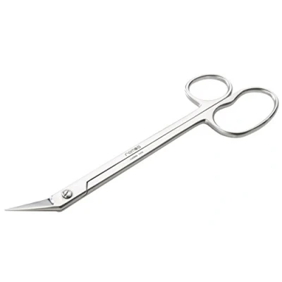 Image of REMOS Toenail Scissors with Angled tip Made of Stainless Steel 18 cm
