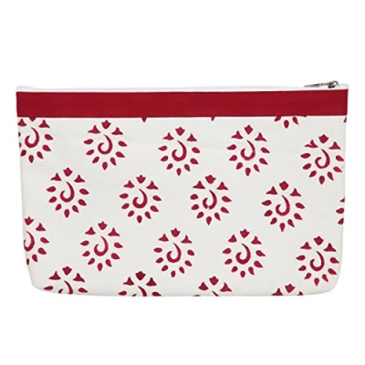 Image of KnitPro Amber Fabric &amp; Vinyl Zipped Pouch, Multi Colour, Large (28 x 18cm)